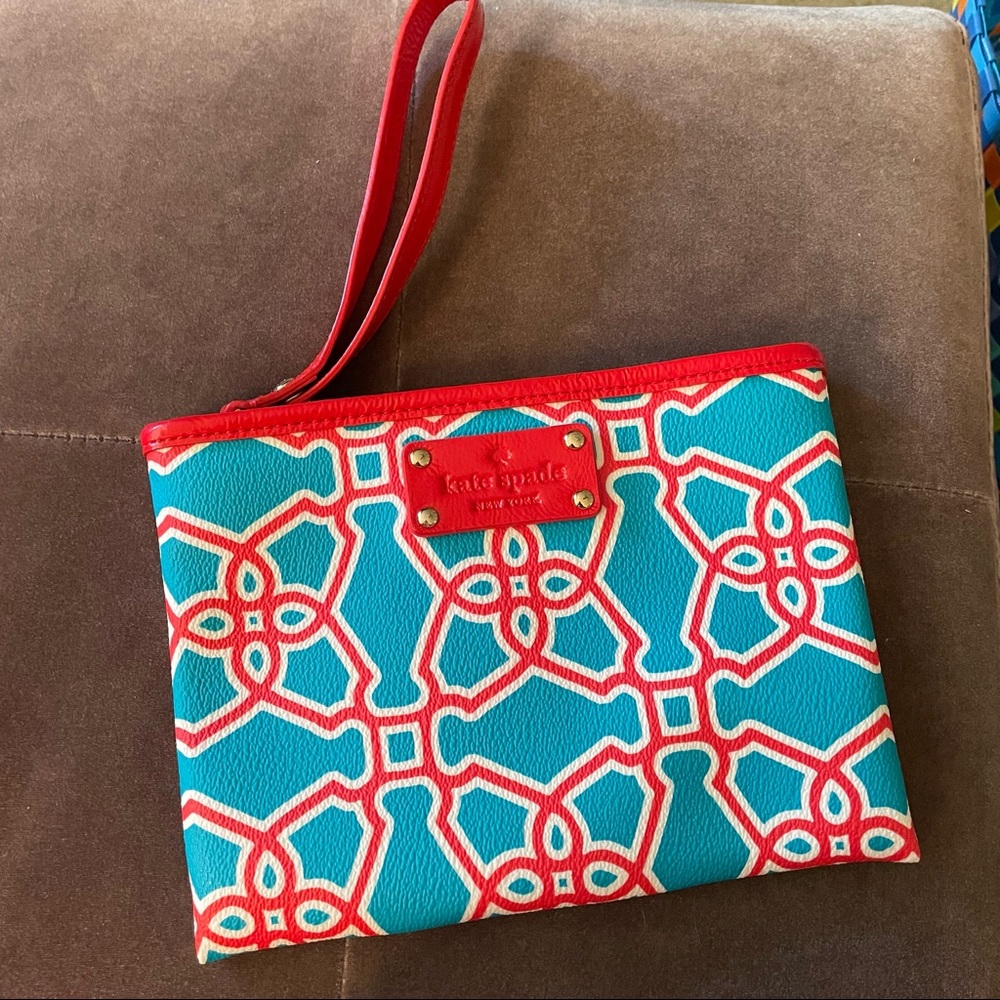 Never used Kate spade tile wristlet